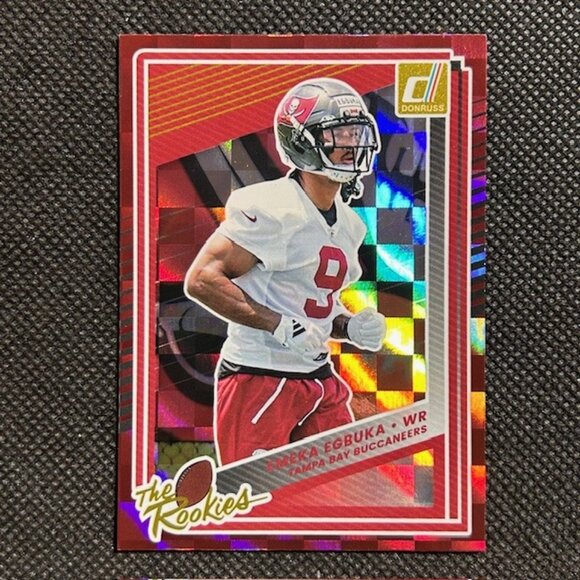 2025 Panini Donruss Emeka Egbuka The Rookies #31 RC Buccaneers - Picture 1 of 2
